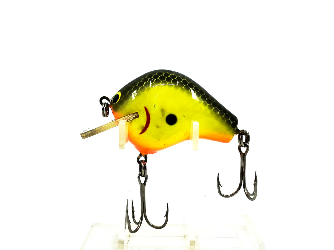 Vintage Bagley Balsa B1 BB1-09, Black on Chartreuse Color