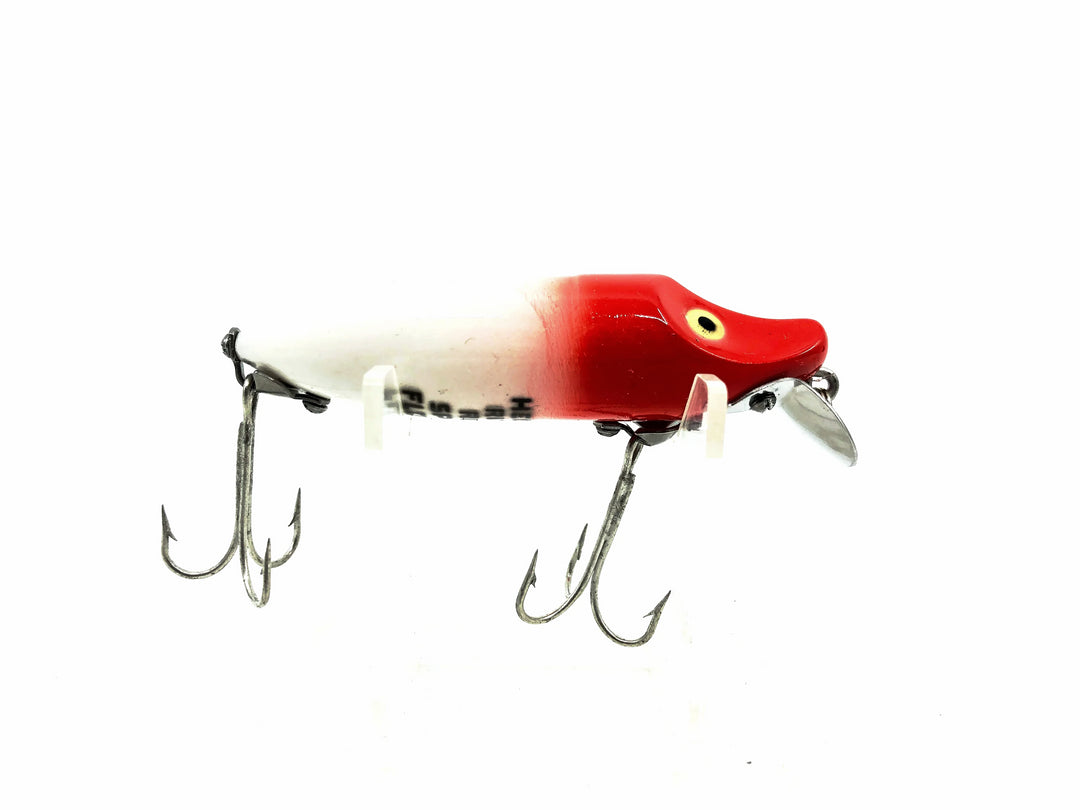 Heddon River Runt Spook Floater 9400, RH Red Head White Color