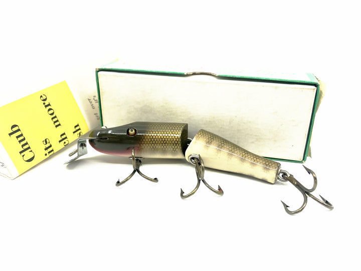 Creek Chub 2600 Jointed Pikie, 2600 Pikie Scale Color w/Box & Catalog