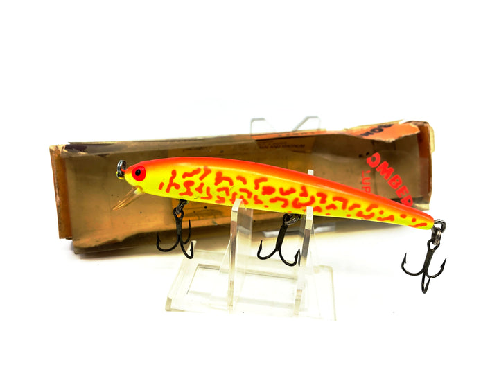 Bomber Long A 15A, Special Order FYFD Chartreuse Body Black Orange/Coachdog Color with Box