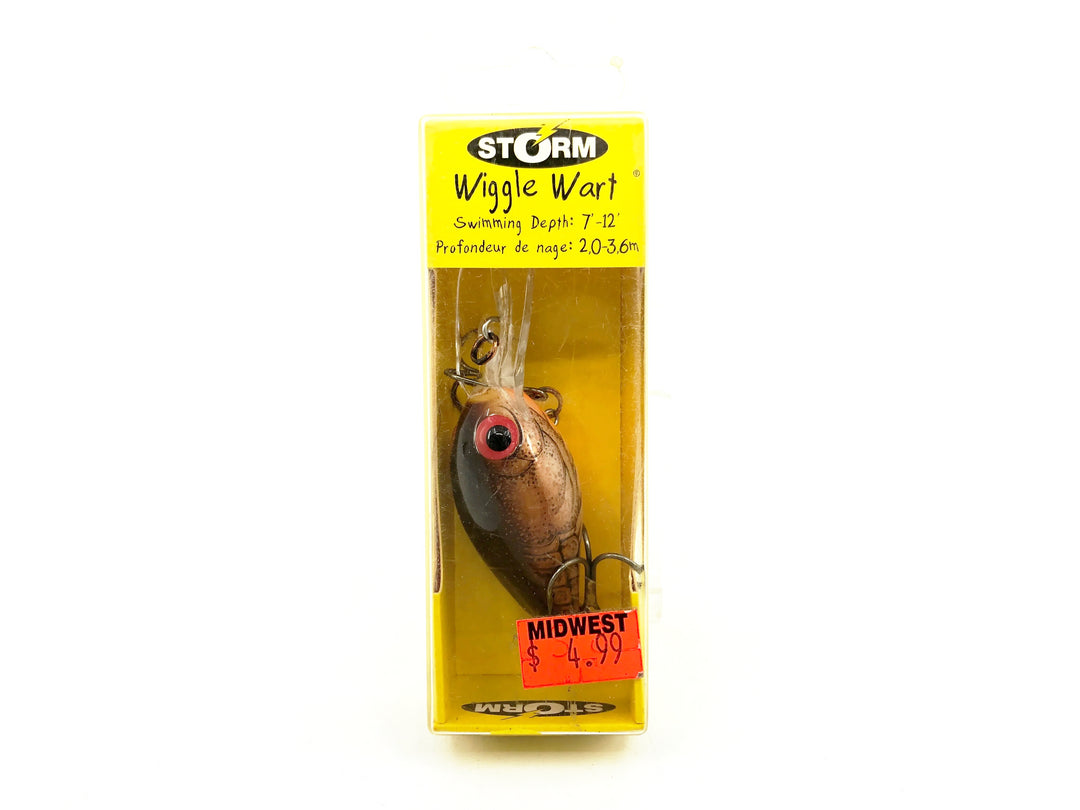 Storm Wiggle Wart WW05, #362 Brown Crayfish Color in Box