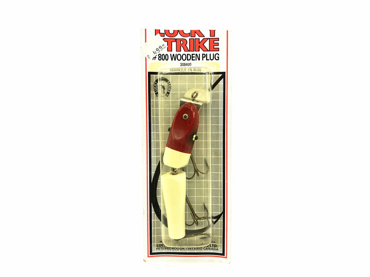 Lucky Strike #800 Jointed Series, Red Head/White Color on Card