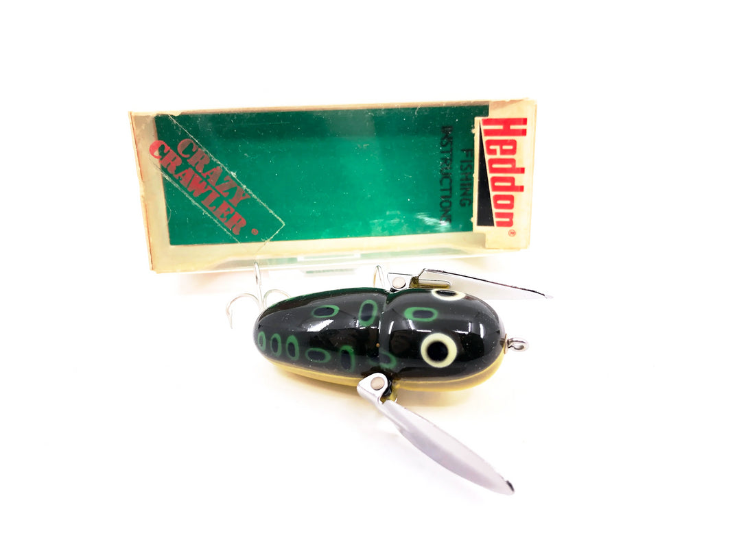 Heddon Crazy Crawler 9120, BF Bullfrog Color in Box