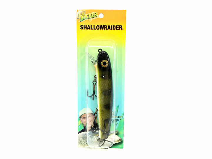 Joe Bucher Tackle Co. Buchertail Shallow Raider 5", White Perch Color on Card