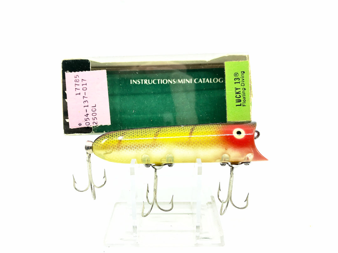 Heddon Lucky 13, L Perch Color w/Box