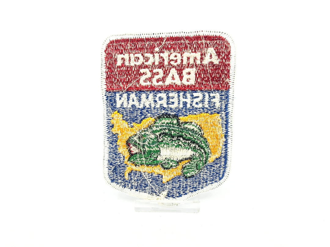 American BASS Fisherman Vintage Fishing Patch