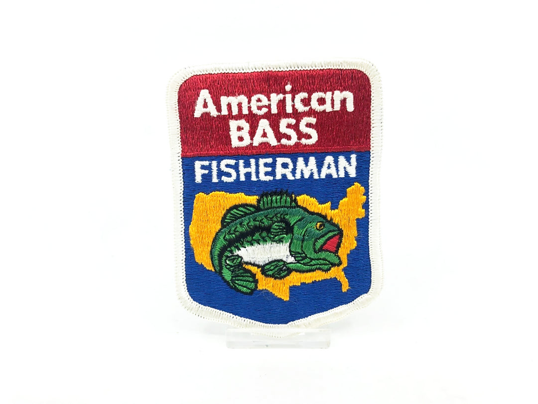 American BASS Fisherman Vintage Fishing Patch