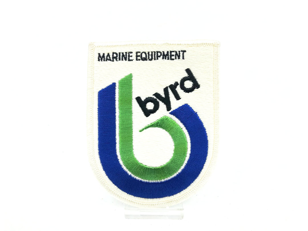 Byrd Marine Equipment Vintage Fishing Patch