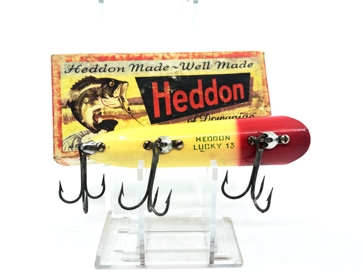 Heddon Lucky 13, JRH Red Head Frog Scale Color with Box