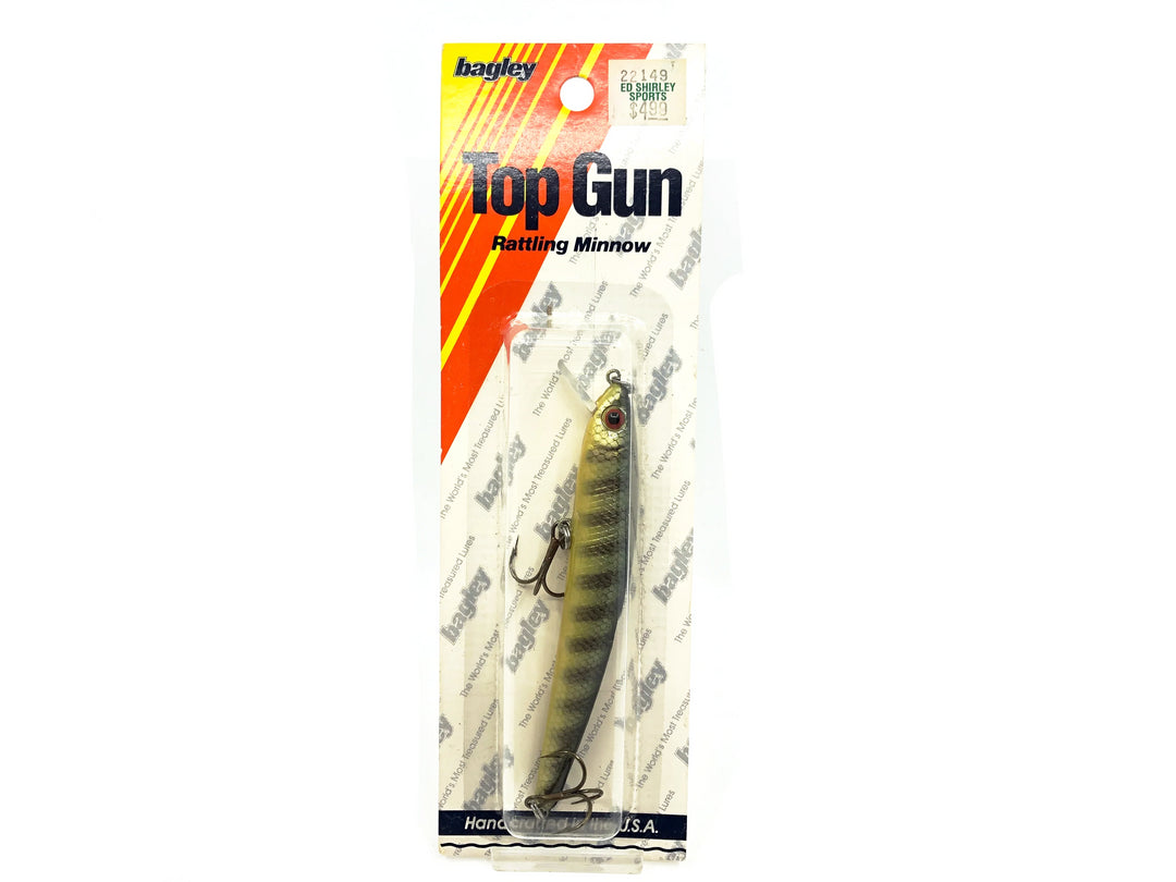 Bagley TG4 Top Gun 4, TG4-PR9 Perch on Chartreuse Color, New on Card -10/10 Color Rarity