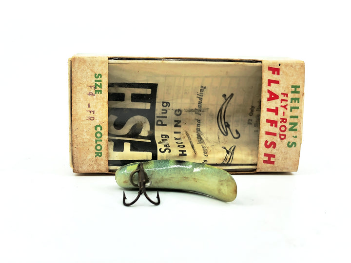 Vintage Helin Flatfish F4, FR Frog Color with Box