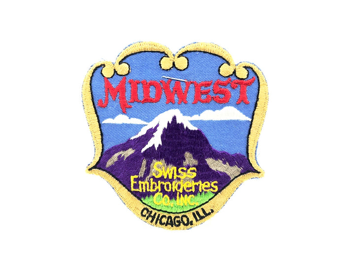 Midwest Swiss Embroideries Co. Chicago Illinois Vintage Patch