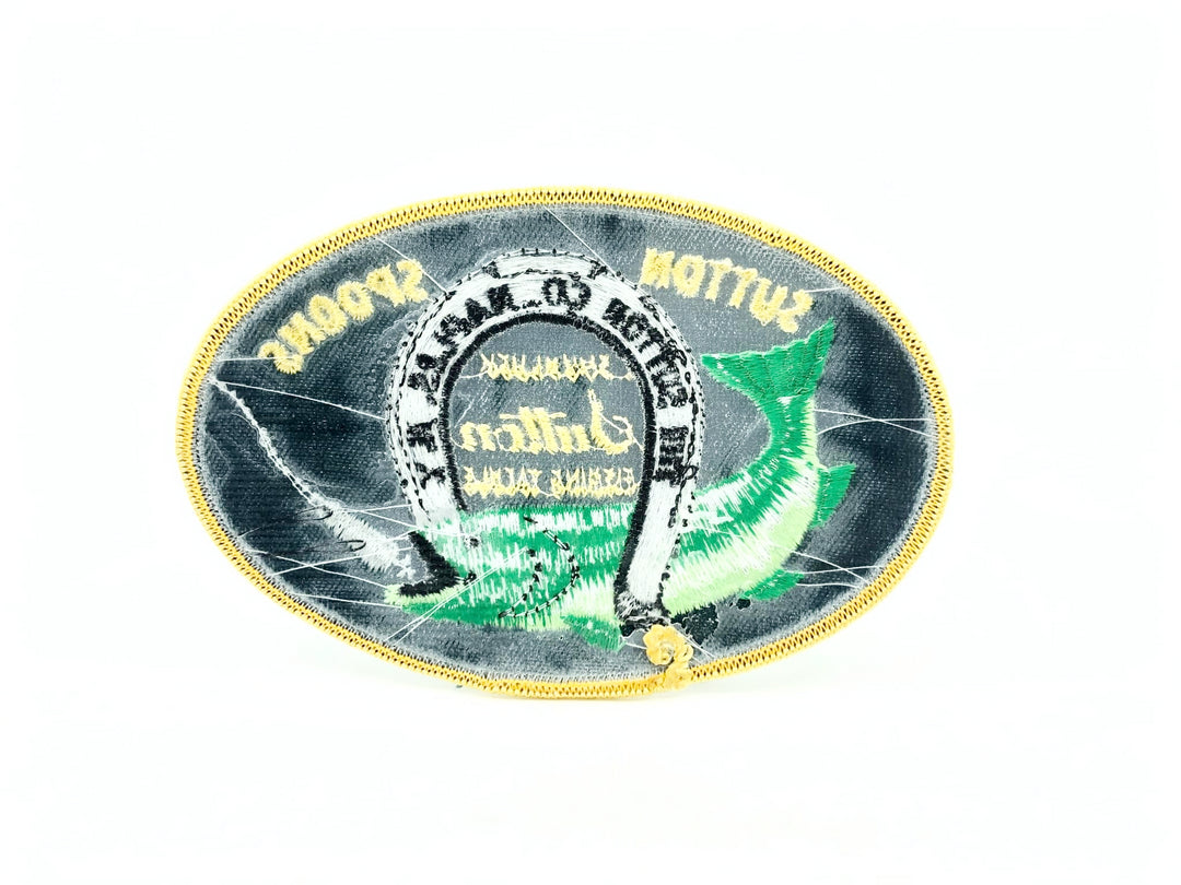 Sutton Spoons Fishing Tackle Shurluck Vintage Patch