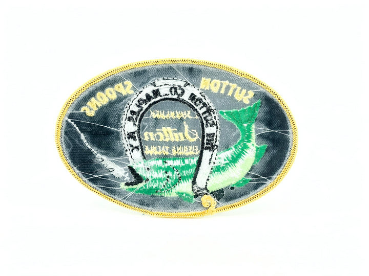 Sutton Spoons Fishing Tackle Shurluck Vintage Patch