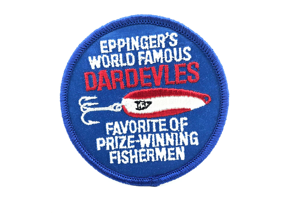 Eppinger World Famous Dardevles Vintage Fishing Patch