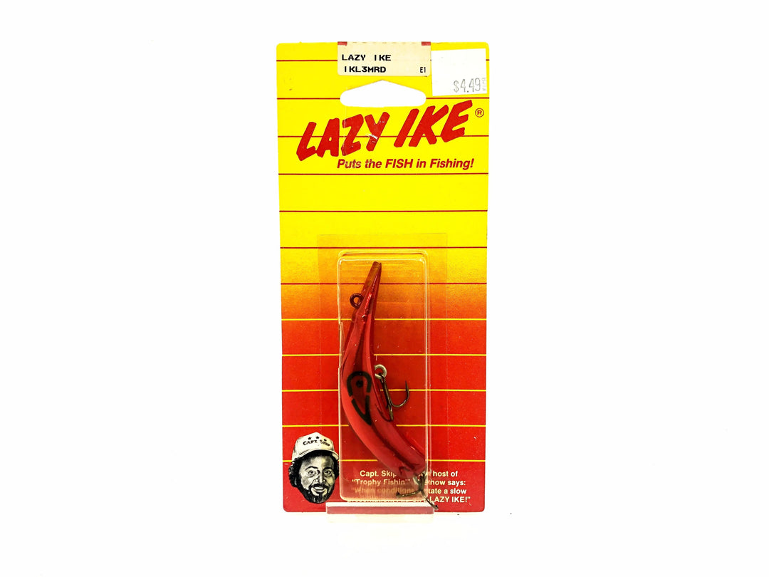 Lazy Ike IKL3 MRD Metallic Red Color New on Card Old Stock