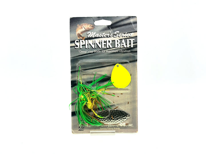 Lindy Little Joe Single Spinner Bait, Lime/Chartreuse Color on Card