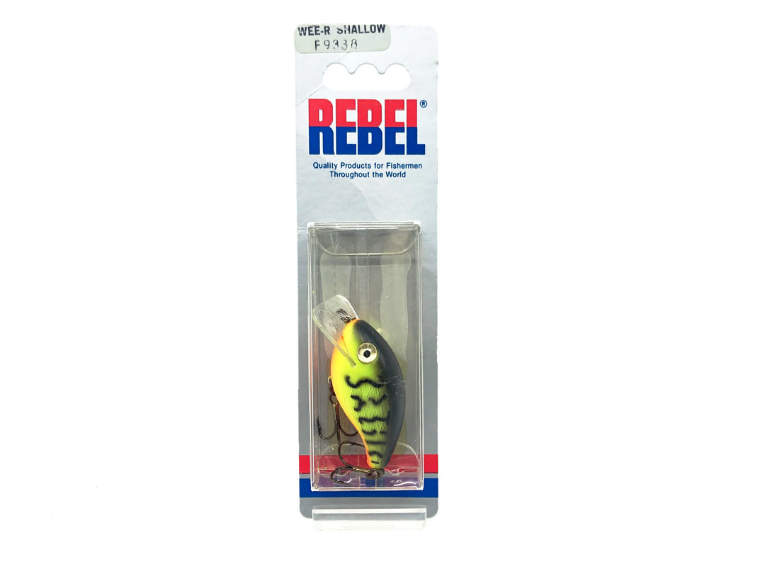 Rebel Wee R, #38 Chartreuse Black Stripes/Orange Belly Color on Card