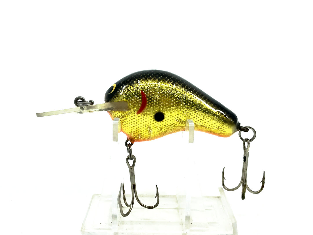 Bagley Diving B2 DB2-SBG, BGOB Black on Gold Foil/Orange Belly Color