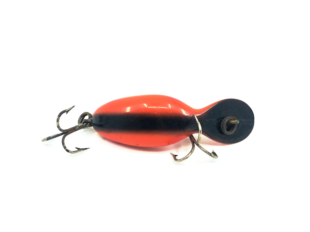 Heddon Tadpolly Tiny Tad, OB Orange/Black Back Color-Uncatalogued