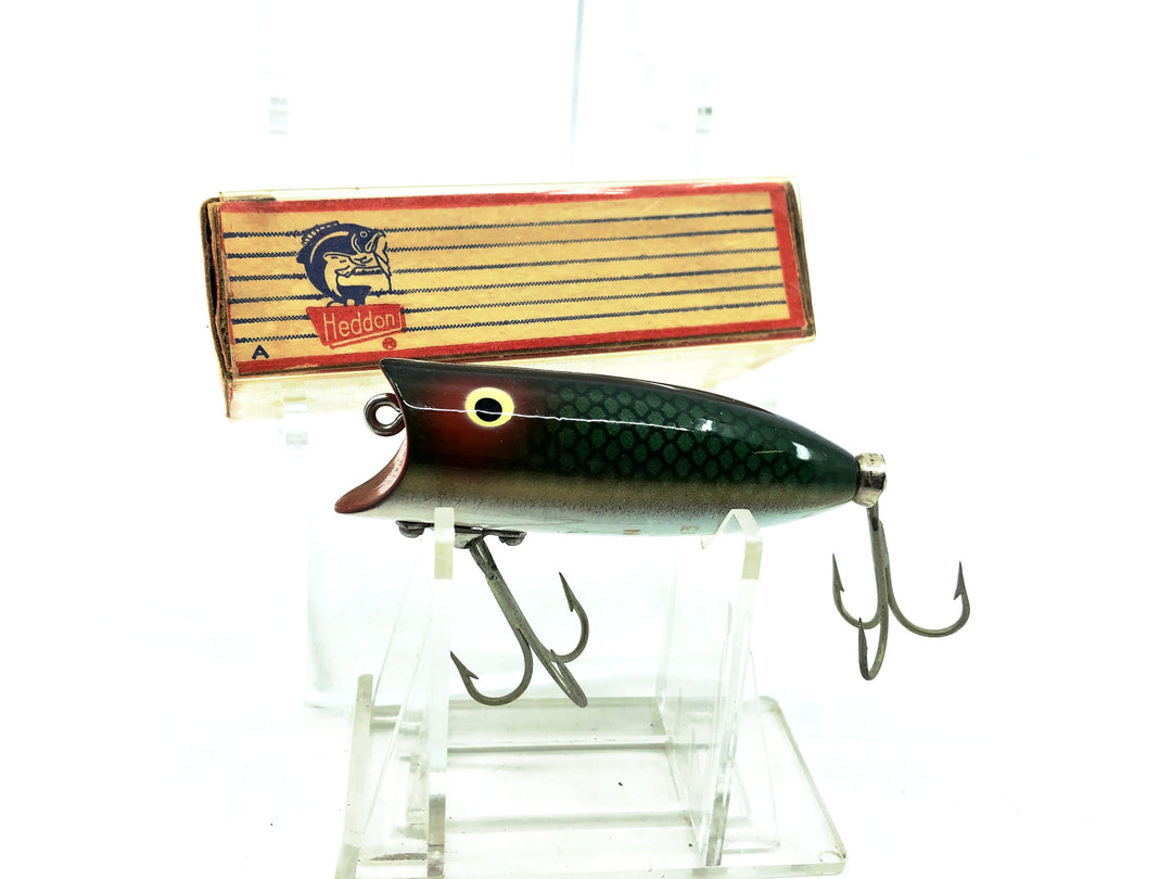 Heddon Baby Lucky 13 2400, D Green Scale Color with Box