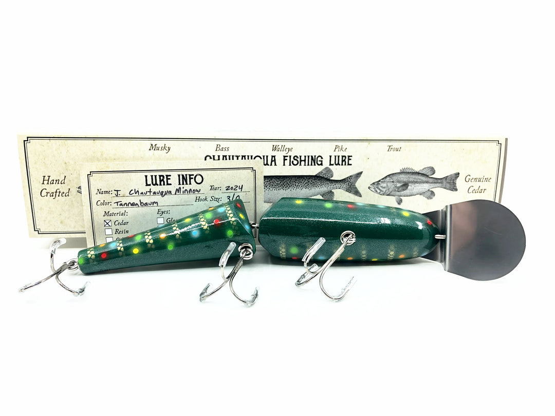 Jointed Chautauqua 8" Minnow, Tannenbaum Color - Limited Color