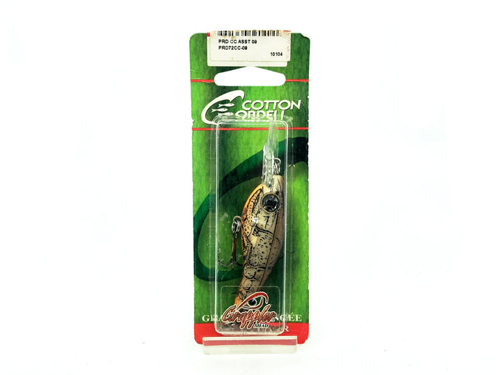 Cotton Cordell Grappler Shad, #424 Crawfish Color on Card