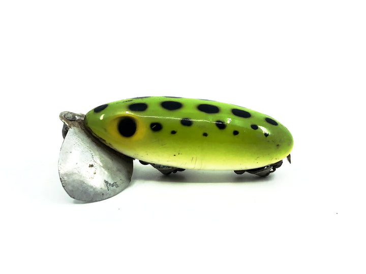 Arbogast Jitterbug, Frog/White Belly Color