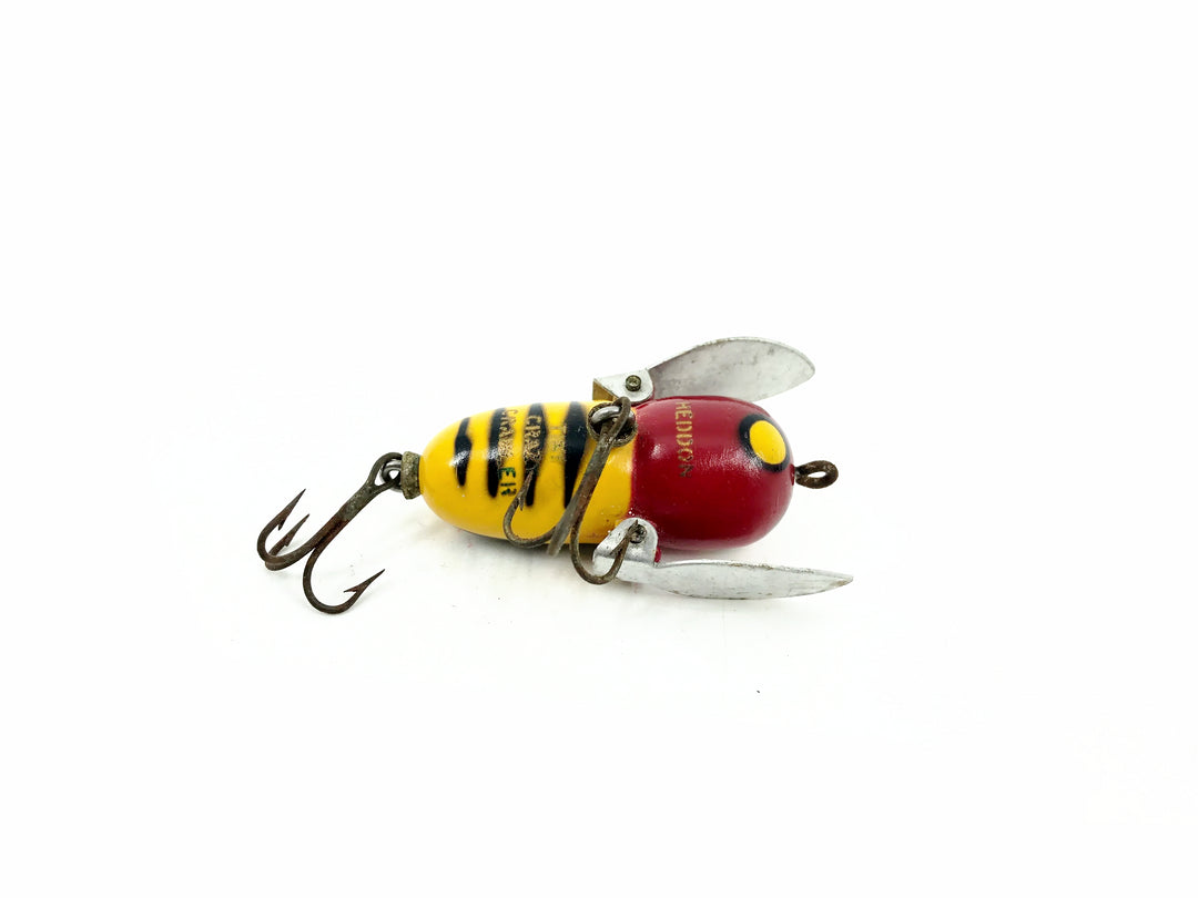 Heddon Tiny Crazy Crawler YRH Yellow Red Head