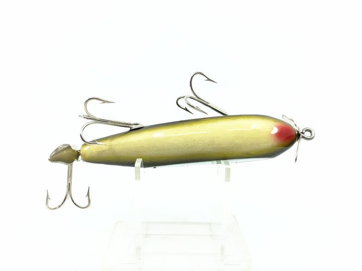 Creek Chub 1500 Wooden GE Injured Minnow, F Frog Color