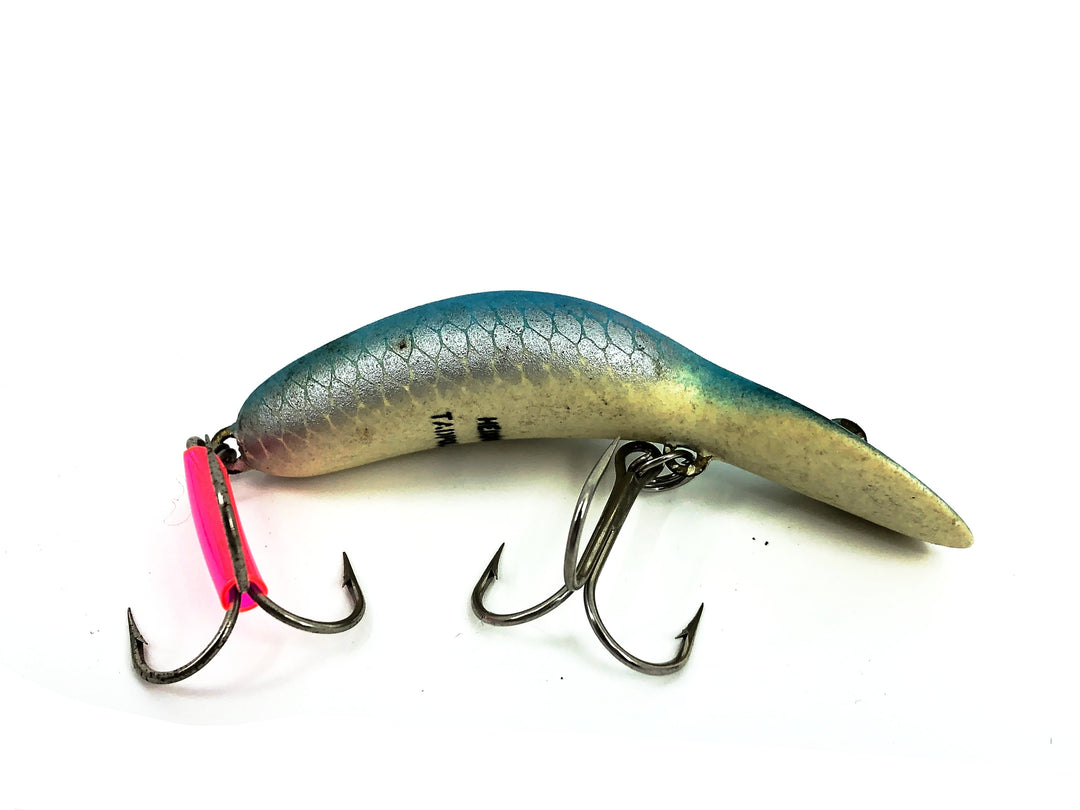 Heddon Tadpolly, DBL Glo Blue Alewife Color