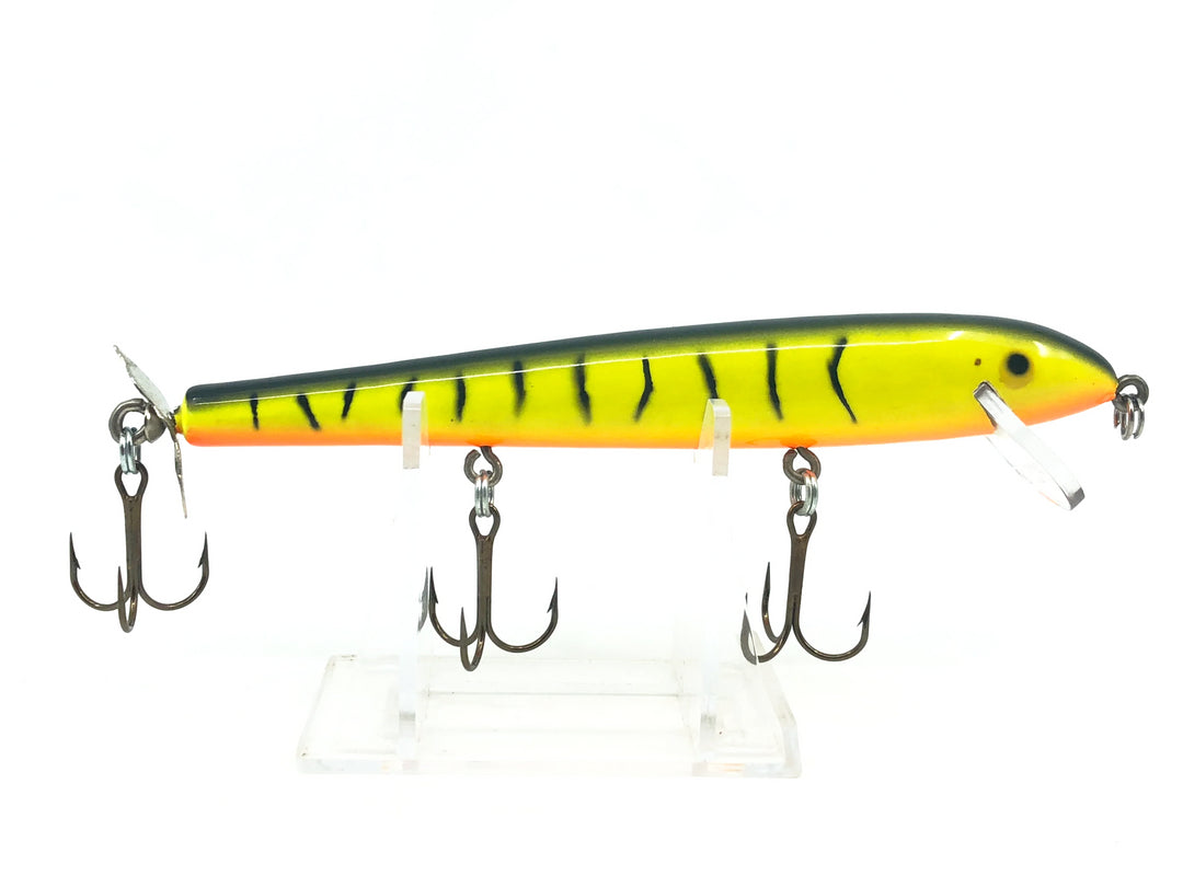 Poe's Cruise Minnow Series 2800, Chartreuse/Black Back/Tiger/Hot Belly Color