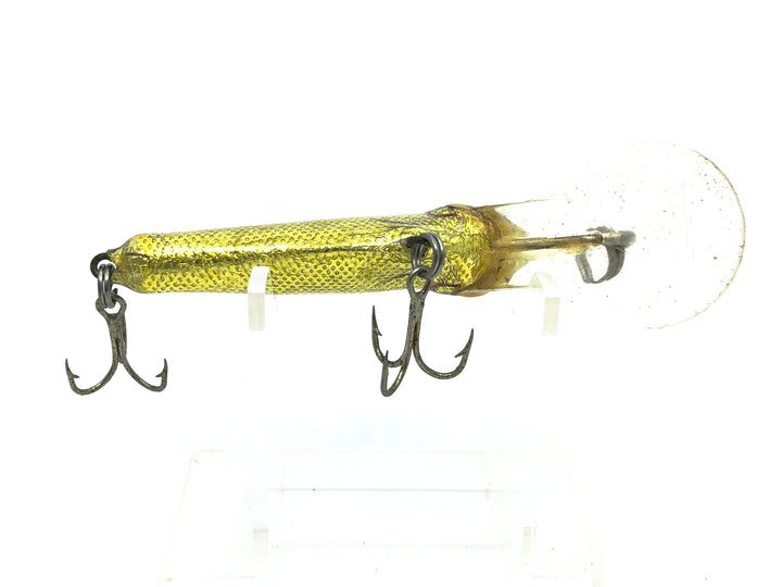 Bagley Small Fry Shad, Black on Gold Foil Color