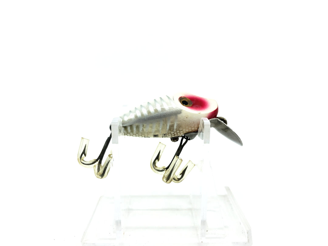 Heddon Midgit Digit River Runt Spook 9020, XRW White Shore Minnow Color