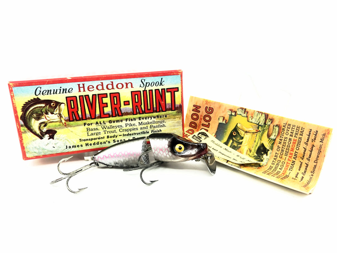 Heddon Jointed River Runt 9330-P, Shiner Color w/Box