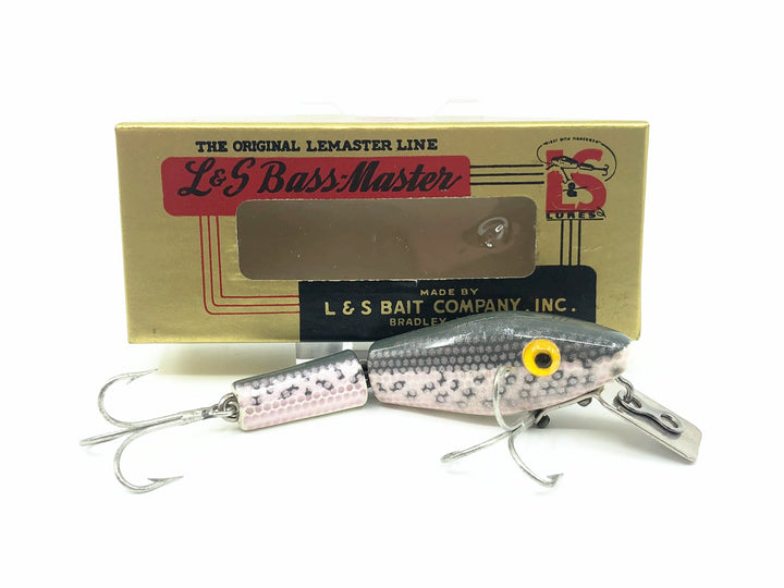 L & S Bass Master 1525 Model, White Belly/Grey Green Back & Speckles Color w/Box