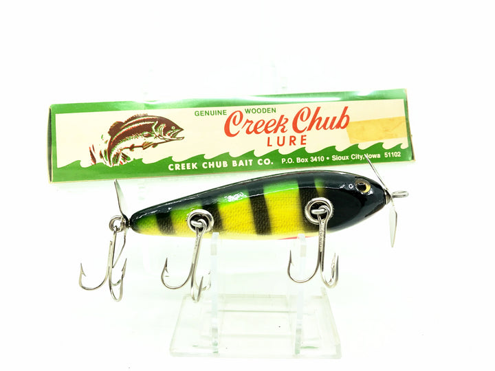 Creek Chub 1500 Injured Minnow, PE Perch Color w/Box