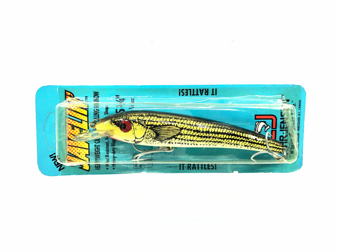 Luhr-Jensen Javelin, Natural Mullet/Yellow Color with Card