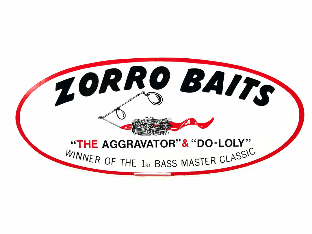 Zorro Baits Vintage Fishing Decal