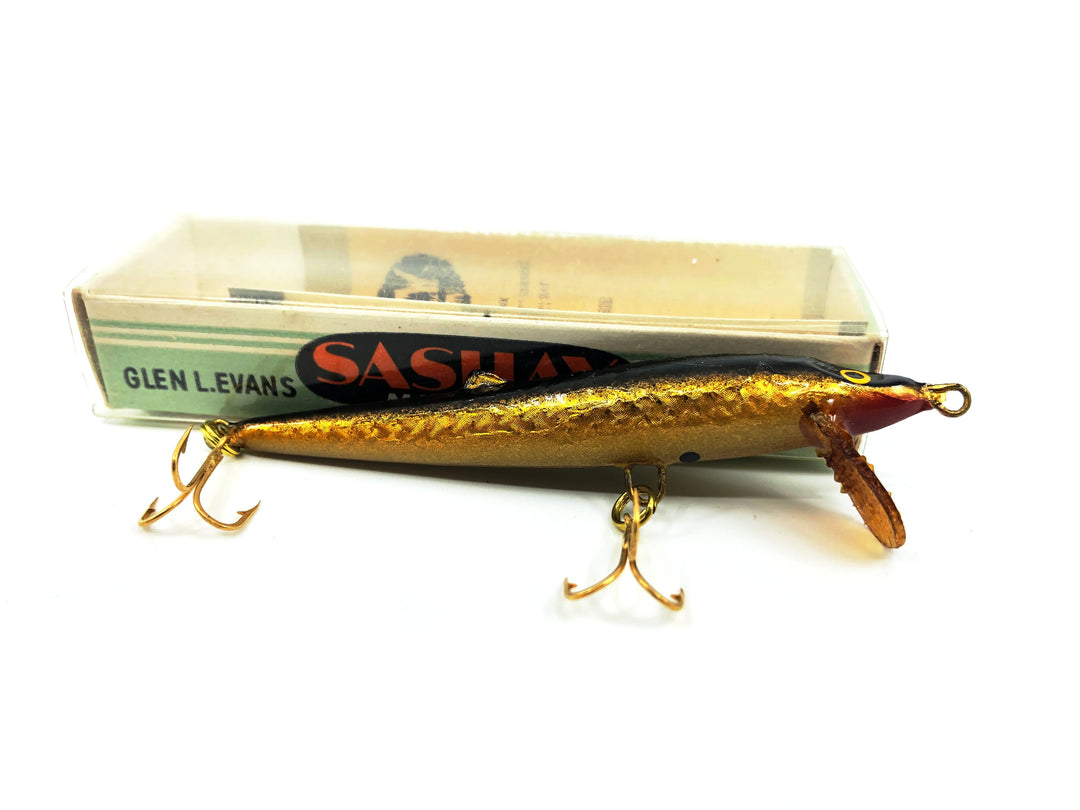 Glen Evans Sashay Minnow, Gold/Black Color with Box