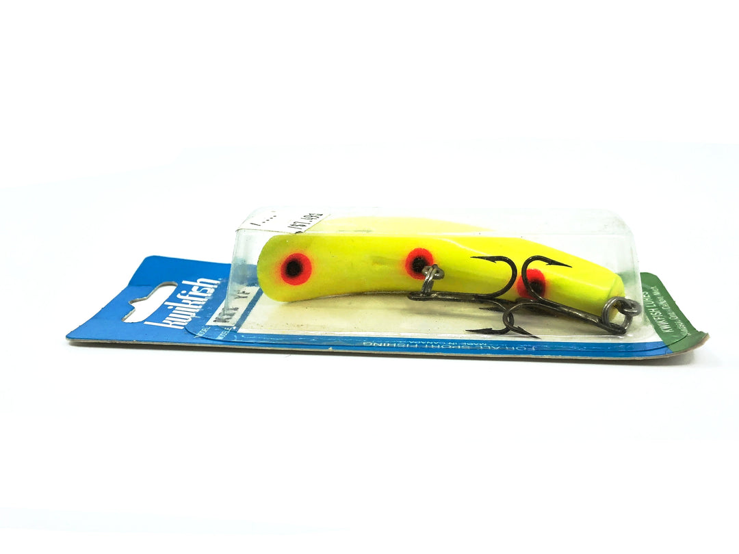 Kwikfish K11 YF Yellow Fluorescent Color on Card New Old Stock