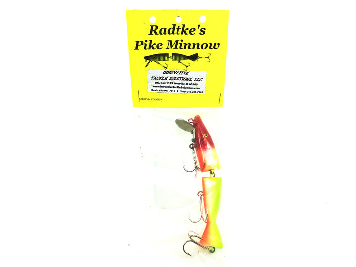 Radtke Pike Minnow, Parrot Color on Card