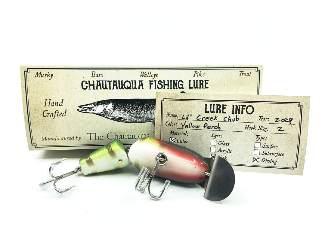 Chautauqua Lil' Creek Chub, Yellow Perch Color