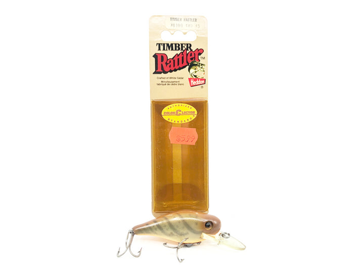 Heddon Timber Rattler X100, CRD Crawdad Color on Card