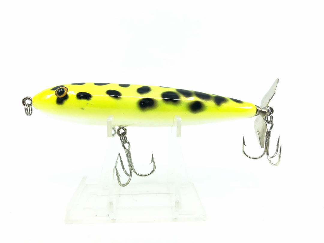 Arbogast Phred's Shadeaux Topwater, Frog/White Belly Color