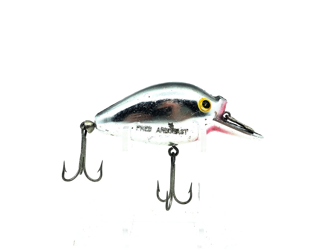 Arbogast Pug-Nose, #106 Chrome/Black Back Color