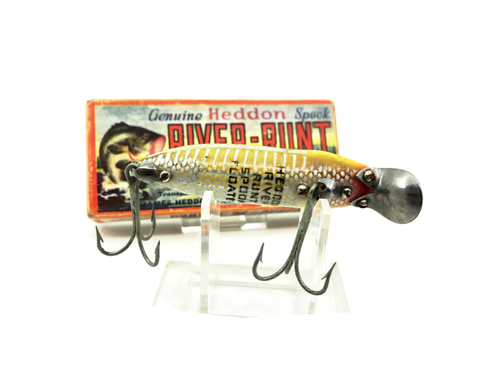 Heddon Midget River Runt Spook Sinker 9110-XRY, Yellow Shore Minnow Color with Box