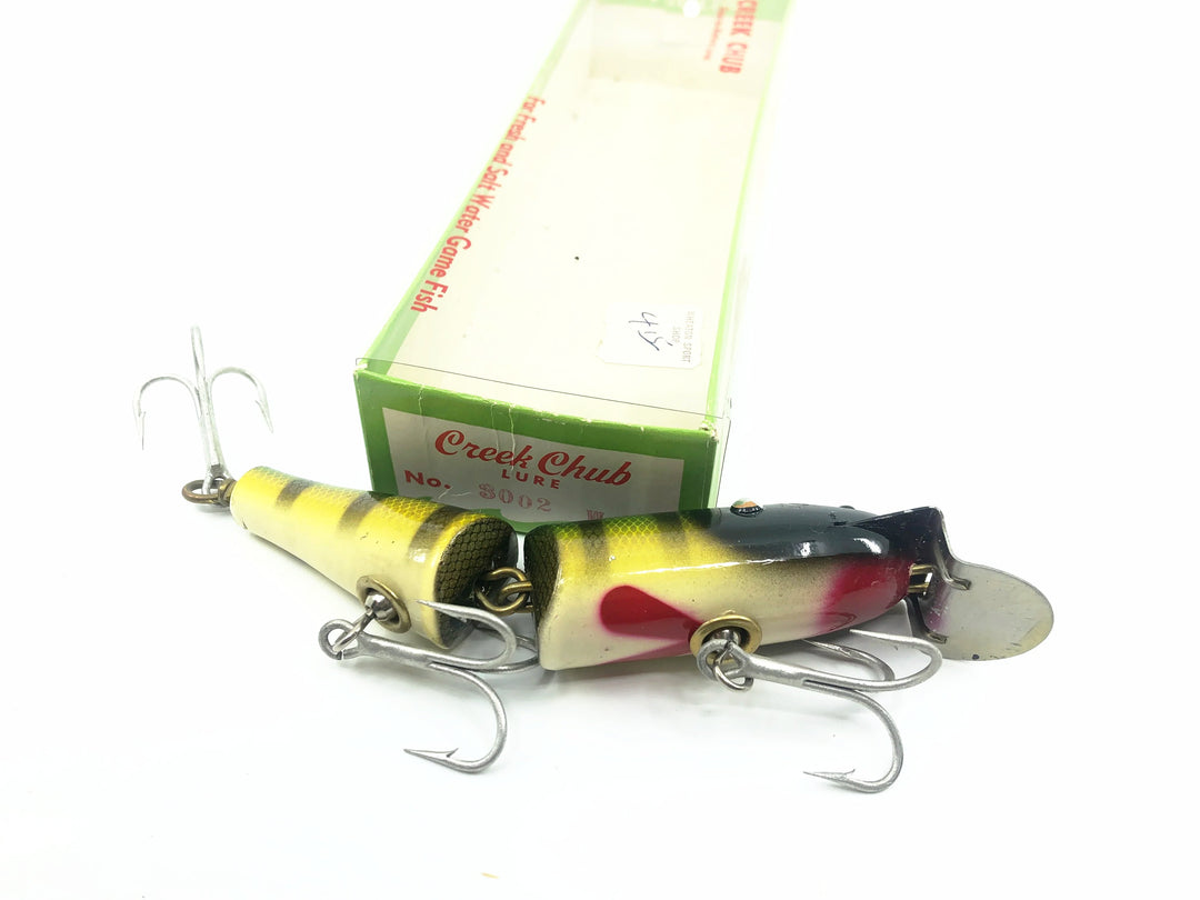 Creek Chub Jointed Husky Pikie 3000, Perch Color 3001W with Box