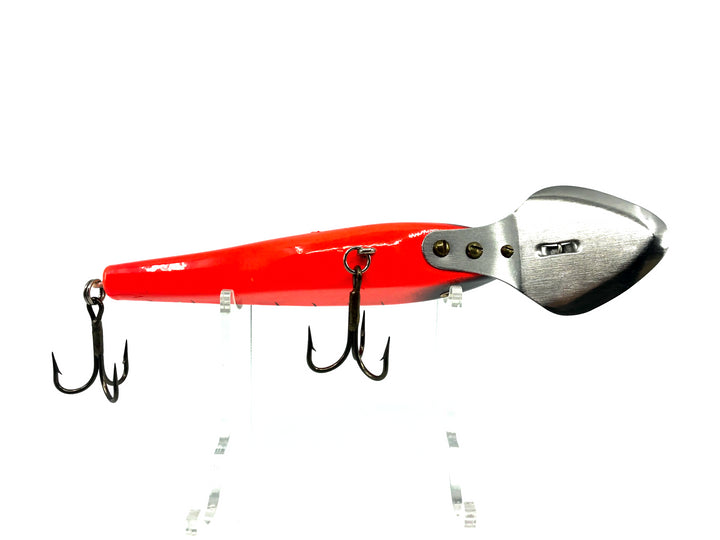 Grim Reaper Musky Model 2150, Red Fluorescent/Black Ribs Color