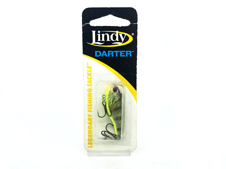 Lindy Darter 1/4oz, Chartreuse Perch Color on Card